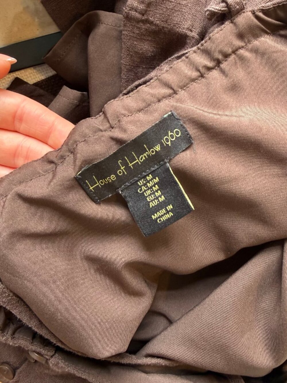 House of Harlow brown linen set - Picture 7 of 7
